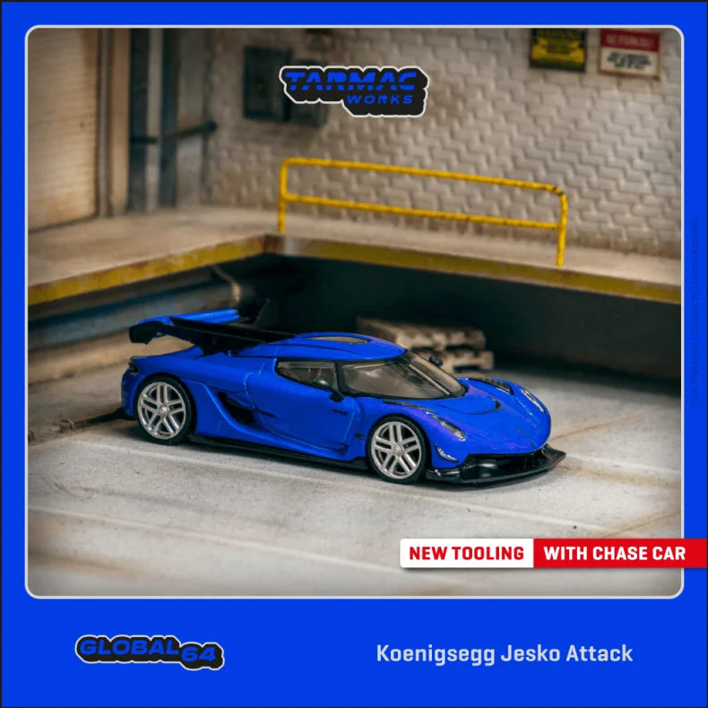 Tarmac Works - Koenigsegg Jesko Attack, blue