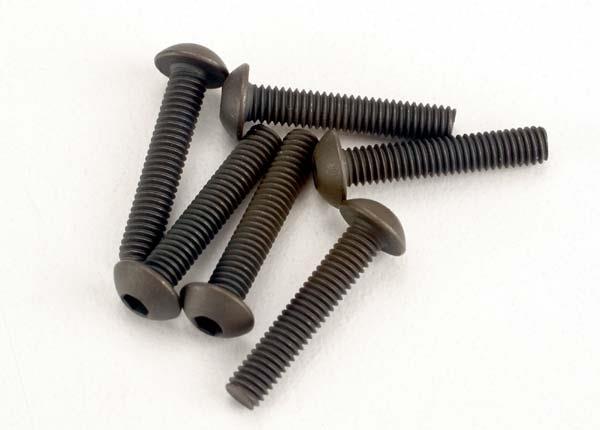Traxxas TRX2579 - Screws, 3x15mm button-head machine (hex drive) (6)