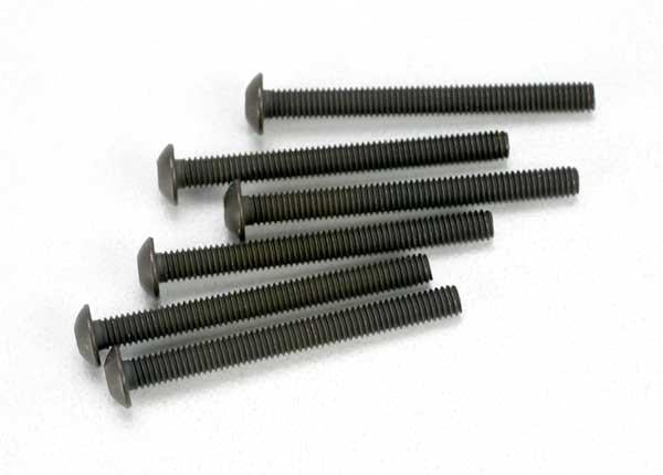 Traxxas TRX2582 - Screws, 3x30mm button-head machine (hex drive) (6)