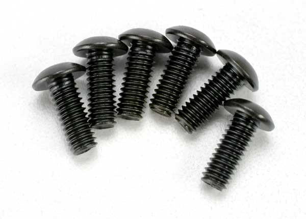 Traxxas TRX3937 - Screws, 4x12mm button-head machine (hex drive) (6)
