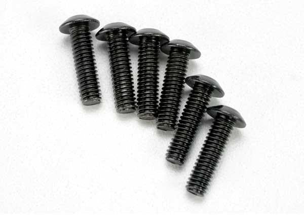 Traxxas TRX3938 - Screws, 4x14mm button-head machine (hex drive) (6)