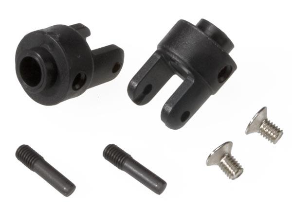 Traxxas TRX4628R - Differential output yokes, black (2)