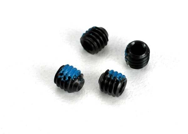 Traxxas TRX4897 - Screws, set (grub) 4mm (6) (with threadlock)