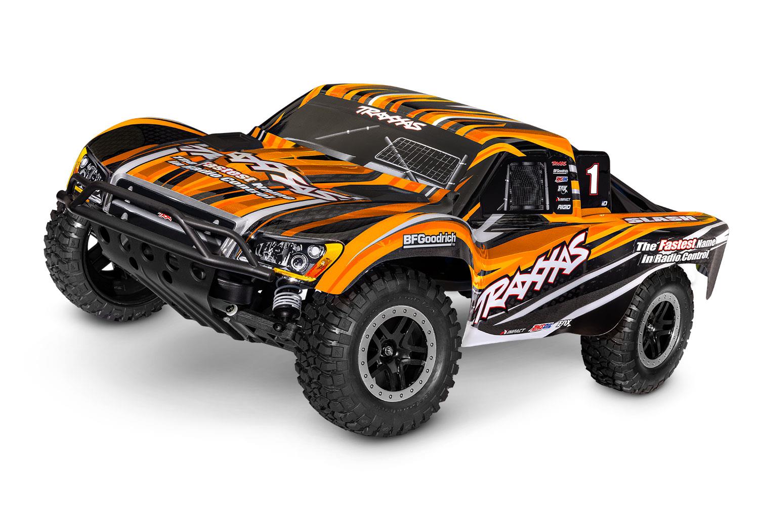 Traxxas Slash 2WD brushed HD (incl accu & lader) - Oranje