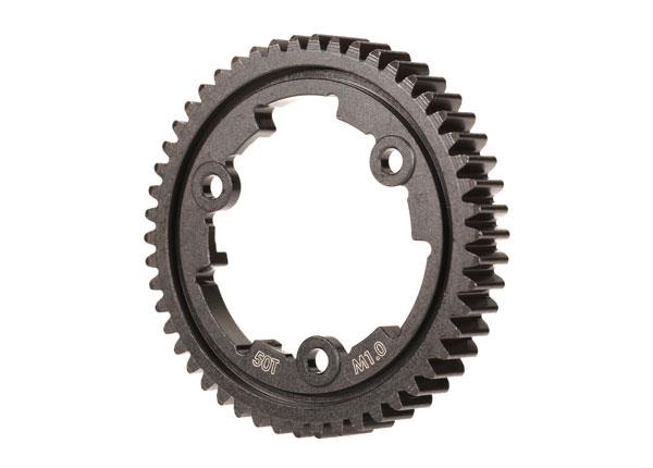 Traxxas TRX6443 - Spur gear, 50-tooth (machined, hardened steel) (wide face, 1.0 metric pitch)
