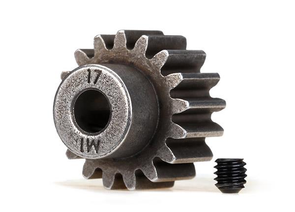 Traxxas TRX6490X - Gear, 17-T pinion (1.0 metric compatible with steel spur gear)
