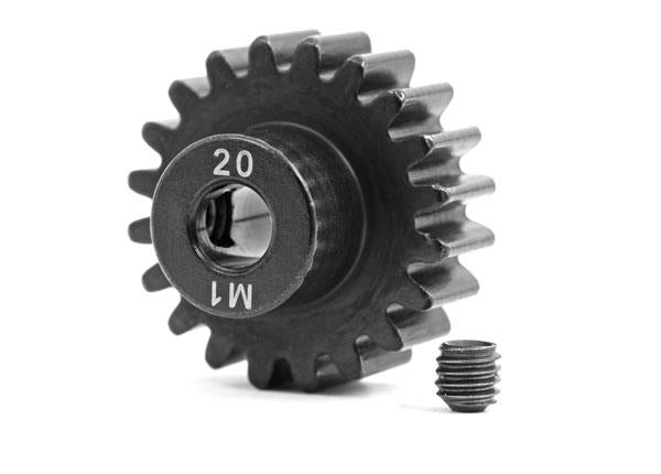 Traxxas TRX6494R - Gear, 20-T pinion (machined, hardened steel) (1.0 metric pitch / 5 mm)