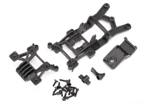Traxxas TRX6720 - Body mounts, front & rear/ 3x12mm CS (4)