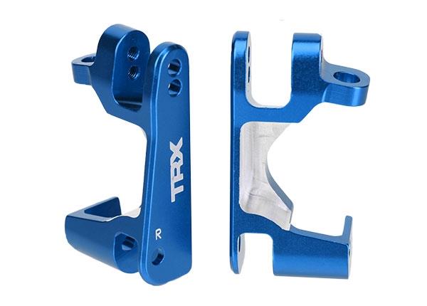 Traxxas TRX6832X - Caster blocks (c-hubs), aluminum, left & right (blue-anodized)