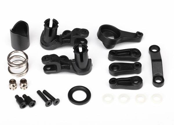 Traxxas TRX6845X - Steering bellcranks/ servo saver/ servo saver spring/ servo