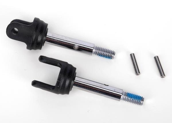 Traxxas TRX6853X - Stub axles, rear, heavy duty (2)/pins (2)