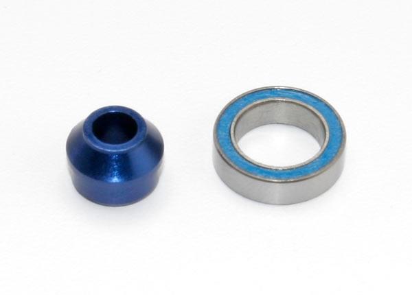 Traxxas TRX6893X - Bearing Adapter, 6160-T6 Alumium Blue