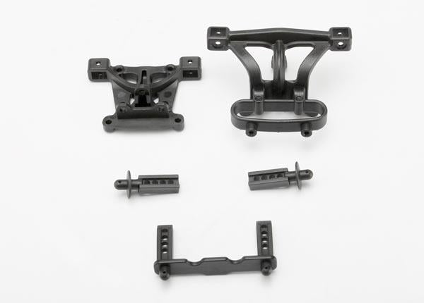 Traxxas TRX7015 - Body mounts, front & rear/ body mount posts, front & rear
