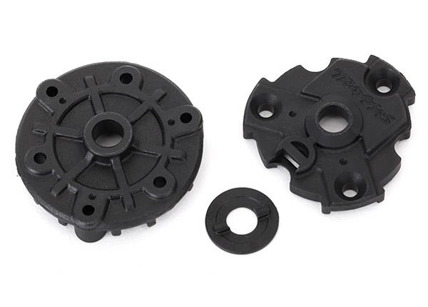 Traxxas TRX7793X - Housing, cush drive (front & rear halves)