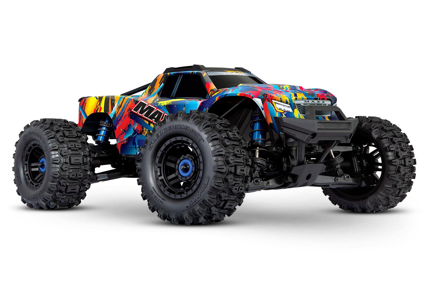 Traxxas Wide Maxx 4S Brushless Monster Truck 4WD - Rock & Roll
