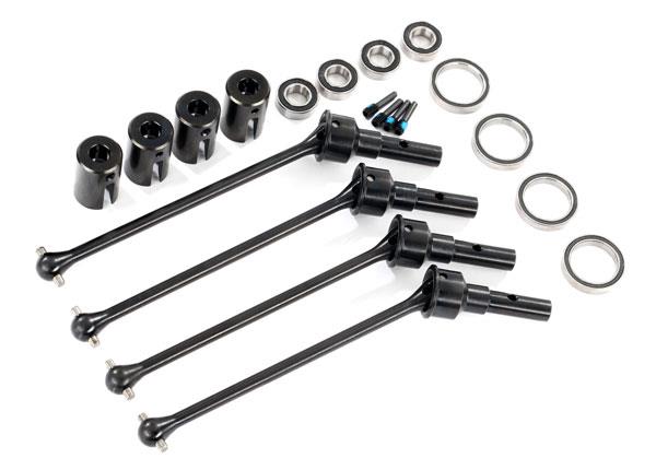Traxxas TRX8996X - Driveshafts, steel constant-velocity (assembled), front or rear (4)