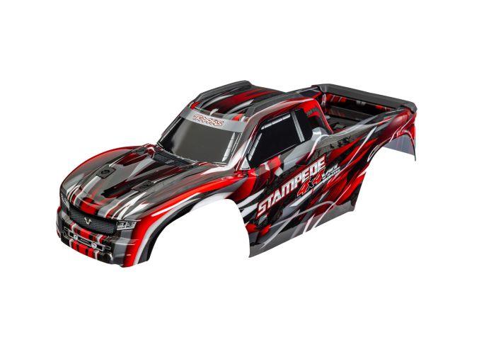 Traxxas TRX9014-RED - Body, Stampede 4X4 VXL, red (