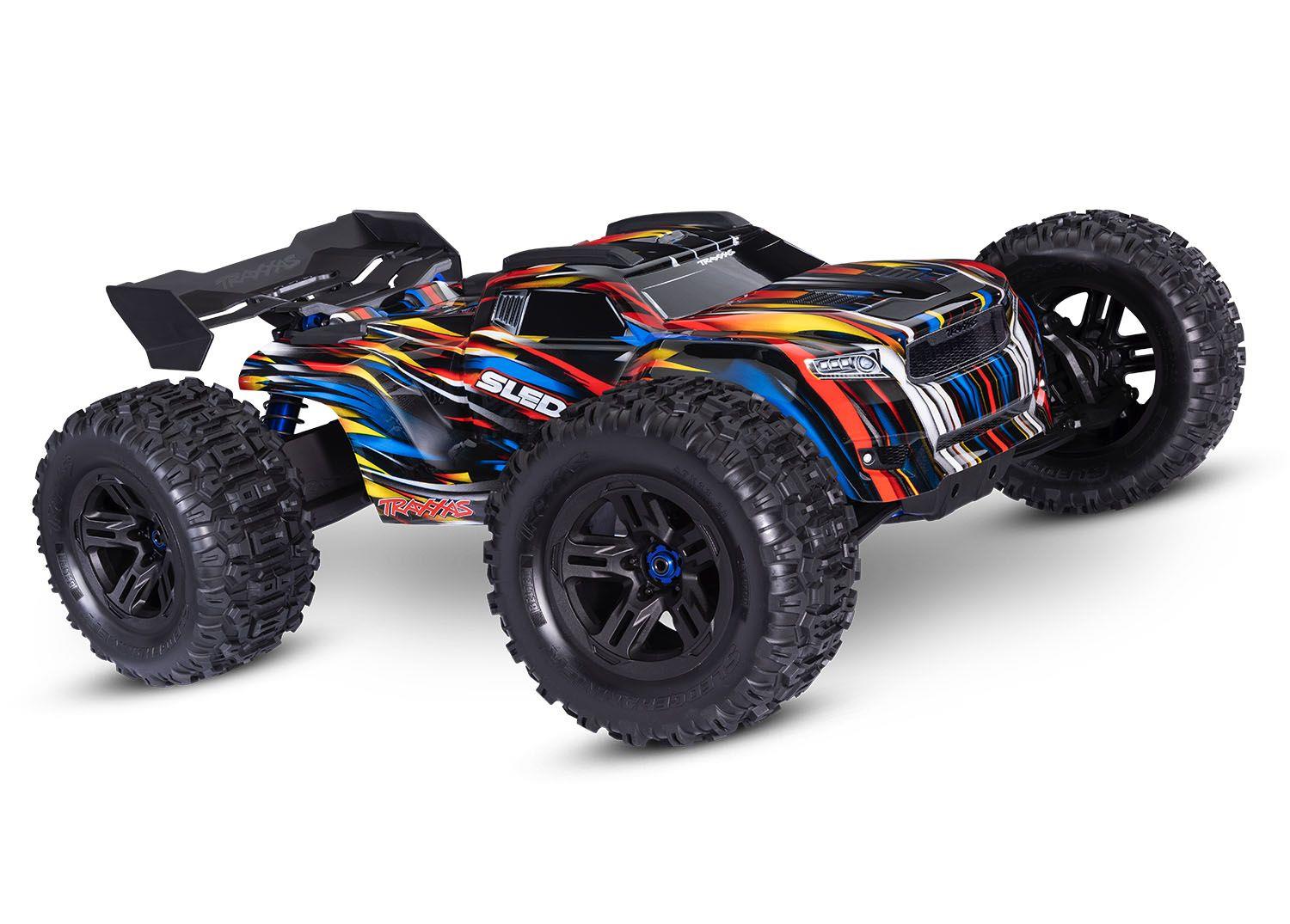 Traxxas Sledge Belted 1/8 6S - Blauw
