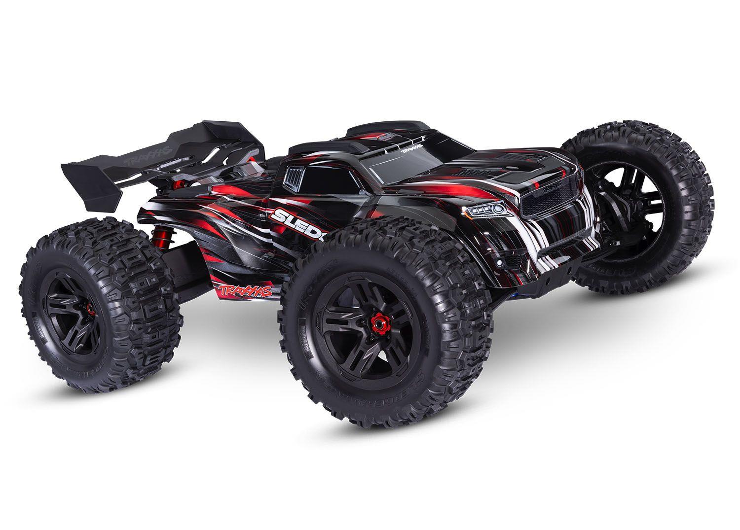 Traxxas Sledge Belted 1/8 6S - Rood