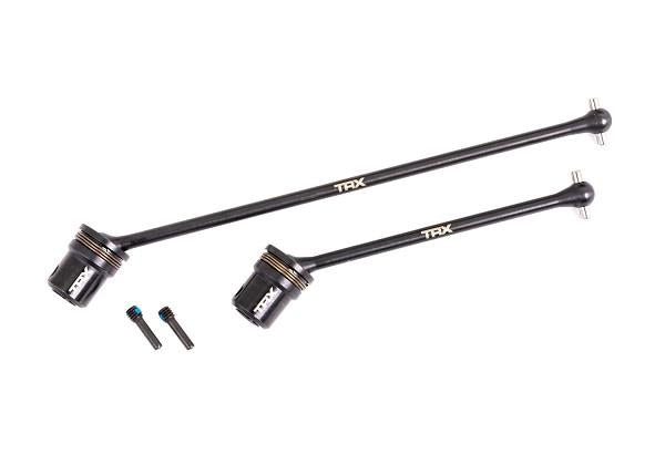 Traxxas TRX9655X - Driveshafts, center, assembled (steel constant-velocity), front (1)/ rear (1) (fits Sledge)