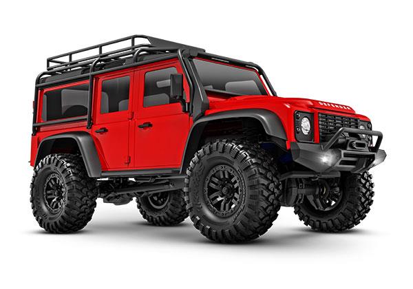 Traxxas TRX-4M Land Rover Defender 4WD Crawler  - Rood