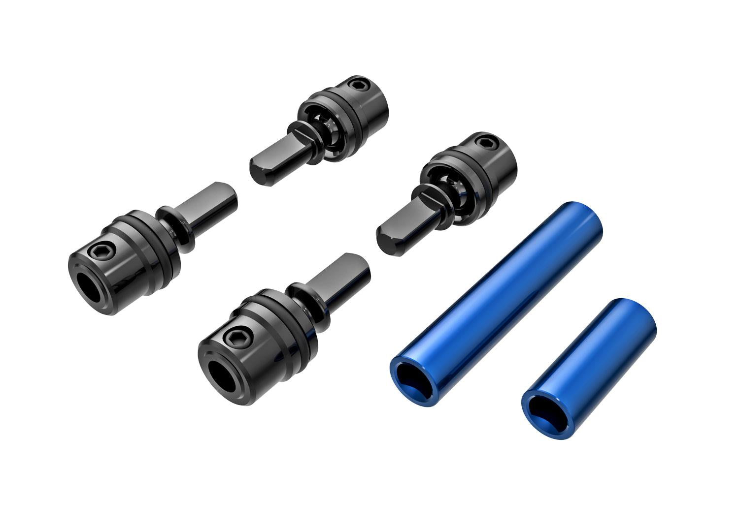 Traxxas TRX9751-BLUE - Driveshafts, center, male (metal) (4)