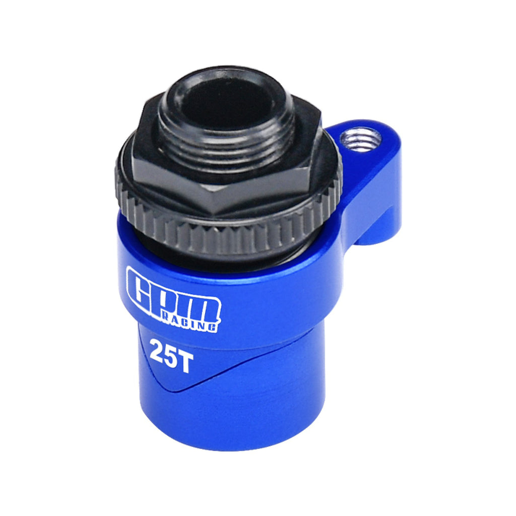 TXMM025TSH - Aluminium 25T Servo Saver Set Horn For TRAXXAS Mini Maxx / Mini XRT / Mini Slash / Mini Rally / 4-TEC 2.0/3.0 / Drift Ford Mustang - Blauw