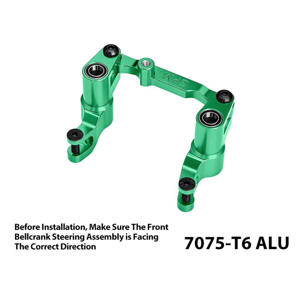 TXMM048 - Aluminium Steering Assembly For TRAXXAS Mini Maxx / Mini XRT / Mini Slash / Mini Rally - Groen