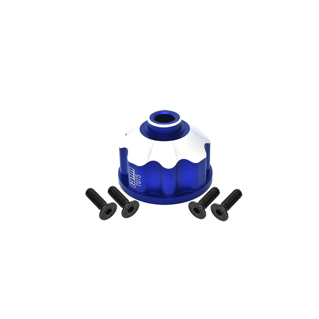 GPM TXMS011N-B - 7075 ALLOY FRONT/CENTER/REAR DIFFERENTIAL CASE FOR TRAXXAS 1/10 MAXX - 1/8 6S MAXX SLASH - BLUE