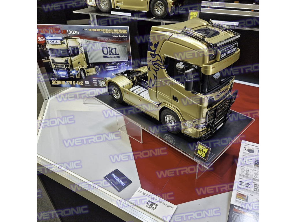 Camion Tamiya Scania 770 S 4X2 1/14 56379 avec lumières et sons et radio 14