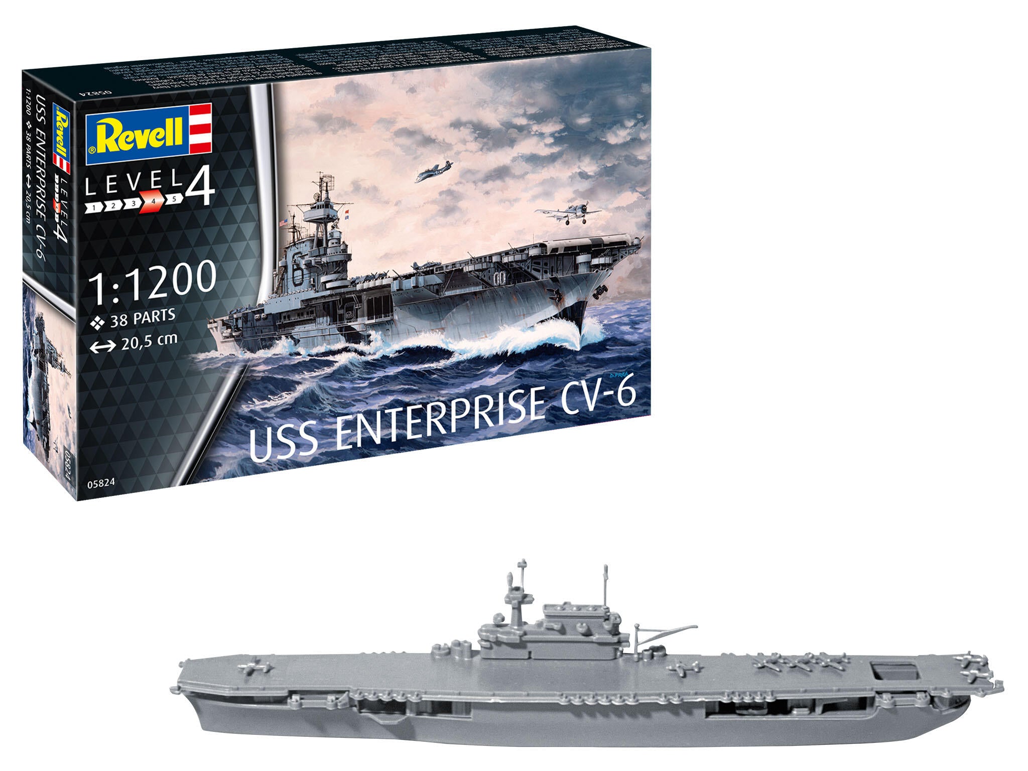 Revell 05824 - USS Enterprise CV-6 Revell modelbouwpakket