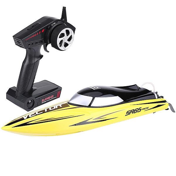 Volantex Vector SR65 Brushless Boot RTR - Geel - Incl. Accu en SkyRC E430 lader