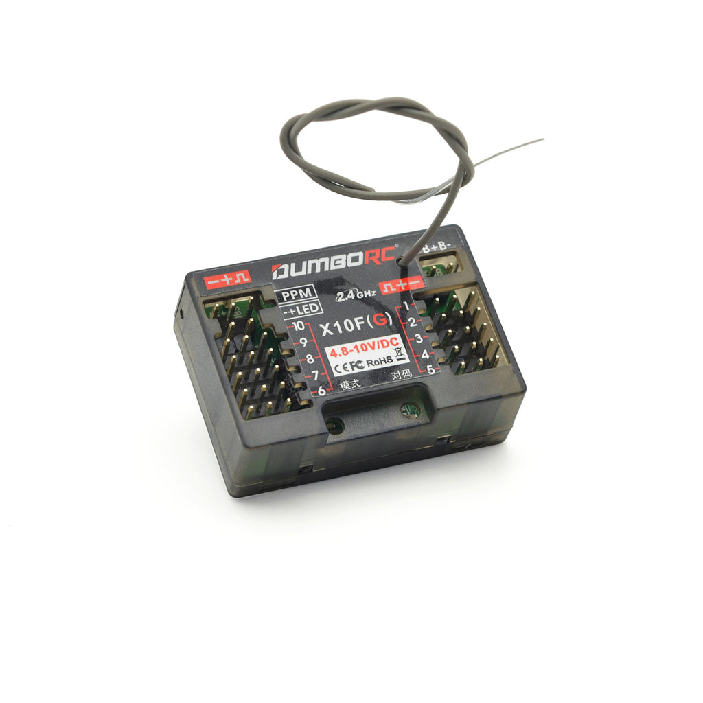 DumboRC 2.4ghz X10FG (Gyro) ontvanger