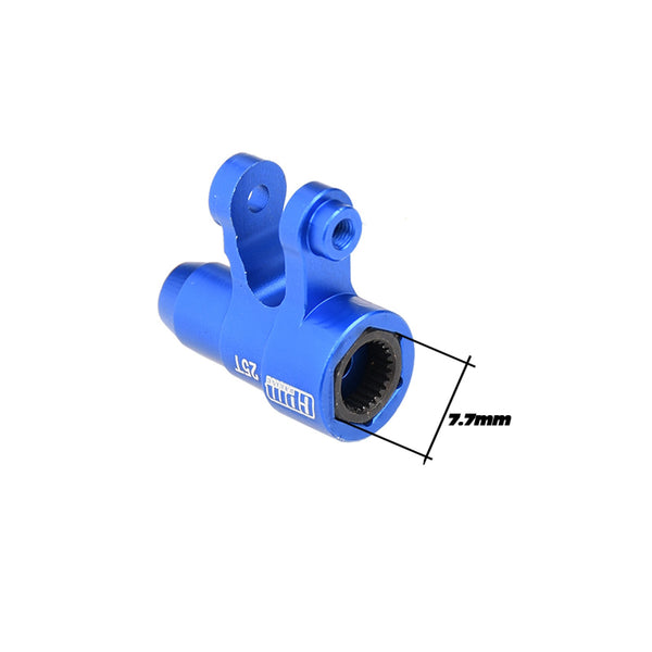 GPM XRT025TSH-B - ALUMINUM 6061-T6 ORIGINAL 25T STEERING SERVO HORN FOR TRAXXAS 1/6 XRT 8S 1/5 X-MAXX 6S 8S X-MONSTER BIGFOOT X-MONSTER CHASSIS 1/6 PRO SCALE 2WD SAND CAR 8S - Blue