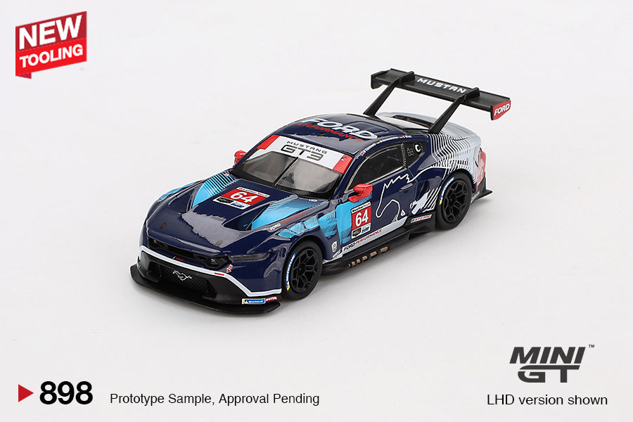 MINI GT 0898 - Ford Mustang GT3 #64 Ford Multimatic Motorsports 2024 IMSA Daytona 24 Hrs
