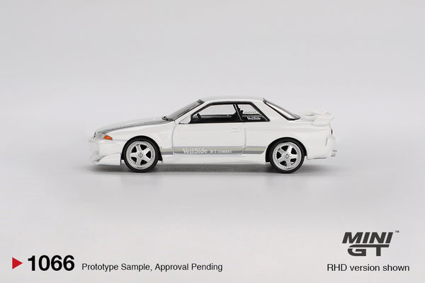 MINI GT 1066 - Nissan Skyline GT-R (R32) VeilSide Combat C-I White