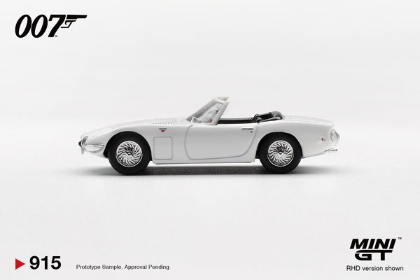 MINI GT 0915 - Toyota 2000GT Roadster “You Only Live Twice” English Blister