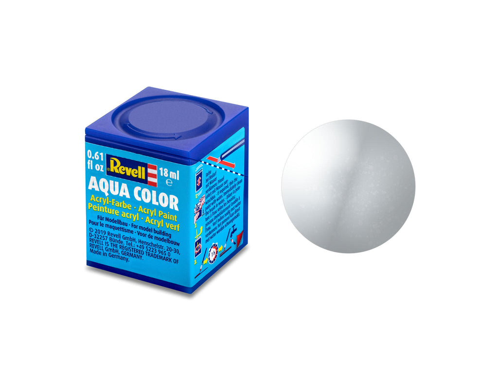 Revell Aqua 36199 acrylverf op waterbasis 18ml - Aluminium, metallic #99