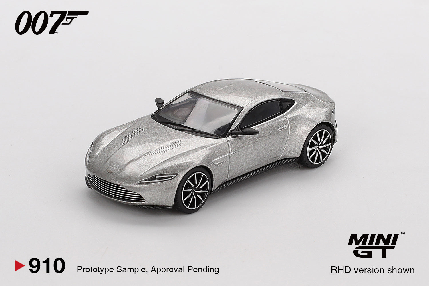 MINI GT 0910 - ASTON MARTIN DB10 SPECTRE ENGLISH PACKAGING 2015 (blister)