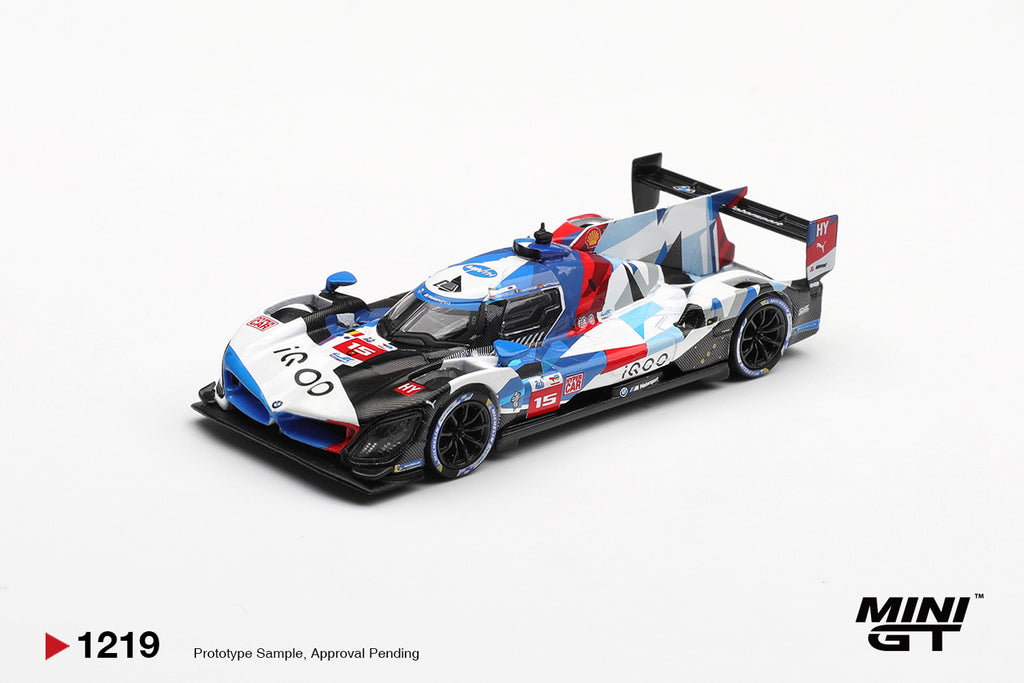 MINI GT 1219 - BMW M Hybrid V8 Hypercar #15 BMW M TEAM WRT 2024 Le Mans 24 Hrs