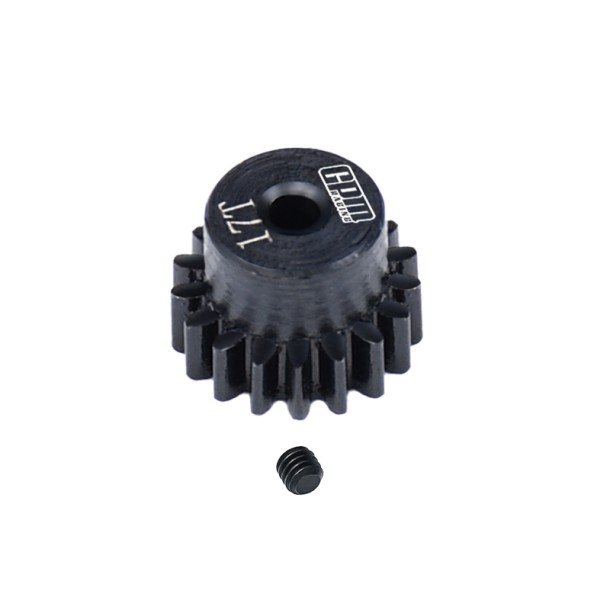GPM LMB017TS-BK - TEAM LOSI MICRO-B 2WD BUGGY 40CR Steel Pinion Gear 17T 0.5m 2mm Shaft
