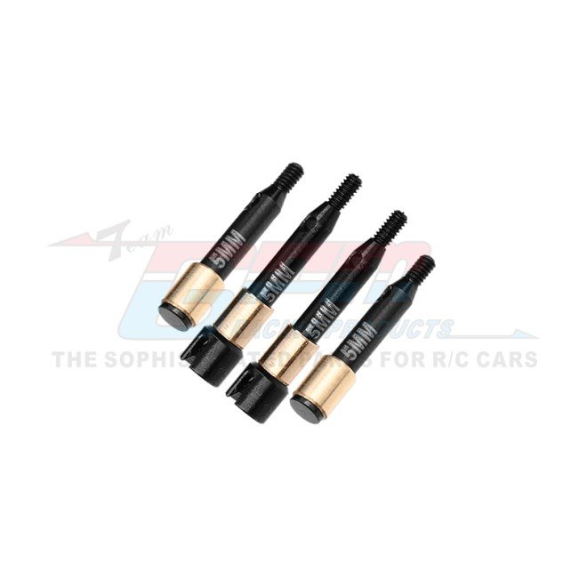 LMB039S+5MM - TEAM LOSI MICRO-B 2WD BUGGY 4140 Carbon Steel Front & Rear Drive Shafts (+5mm Wide)