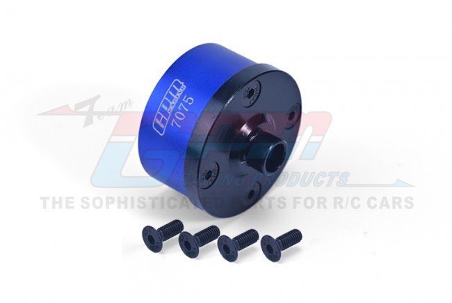 GPM MAJ011-B - ARRMA 6S - Medium Carbon Steel+Aluminium 7075 Front/Middle/Rear Differential Case - BLUE