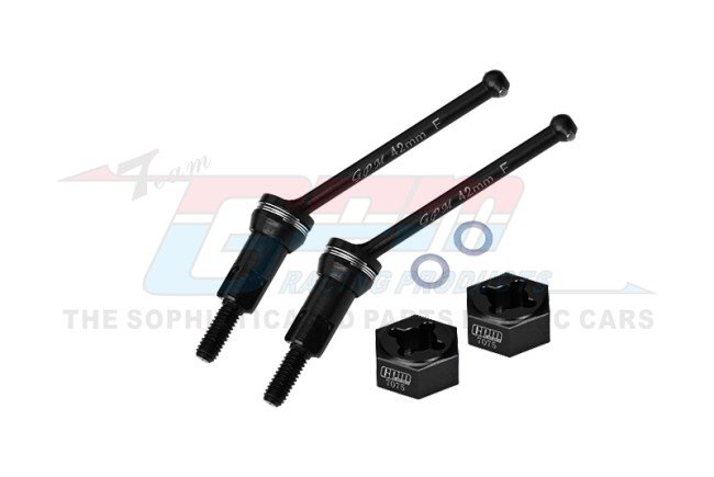 GPM MGM042FS - Steel Front CVD Drive Shafts 42mm with 7075 Alloy Wheel Hex