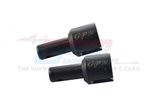 GPM SLE041S - Steel Center Differential Output Cup - 2pc set (Traxxas Sledge)