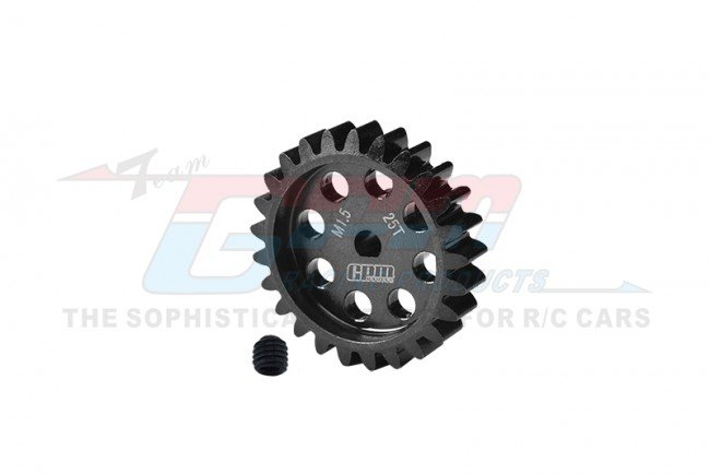 GPM TXM025TS - TRAXXAS X-MAXX / XRT 8S 40cr Steel Motor Gear 25T 1.5M