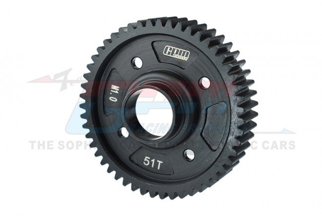 GPM TXM8051TS - Medium Carbon Steel Center Differential Output Gear 51T (Traxxas X-Maxx & Traxxas XRT)