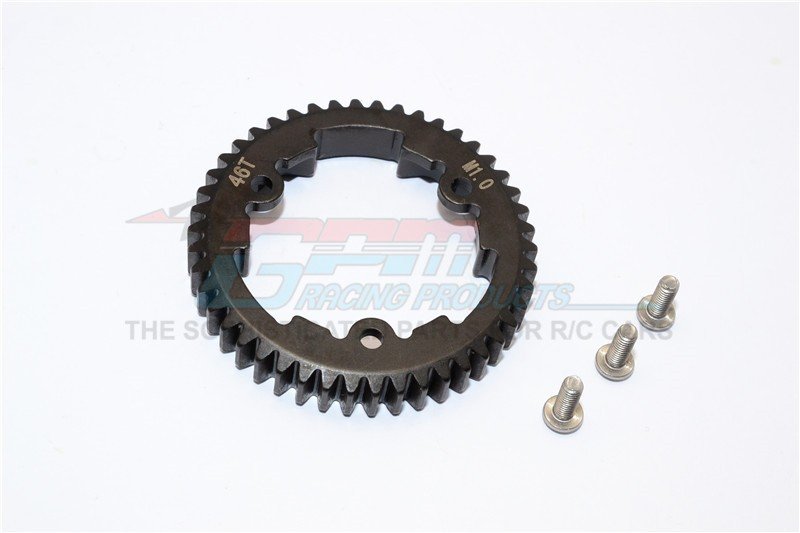GPM XO046TS-BK - TRAXXAS XO-1 / MAXX / XMAXX Steel Spur Gear 46T (M1.0)