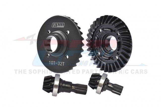 GPM XRT1032TS - Carbon Steel 32/10T Front And Rear Differential Gear set  (Traxxas X-Maxx & Traxxas XRT)