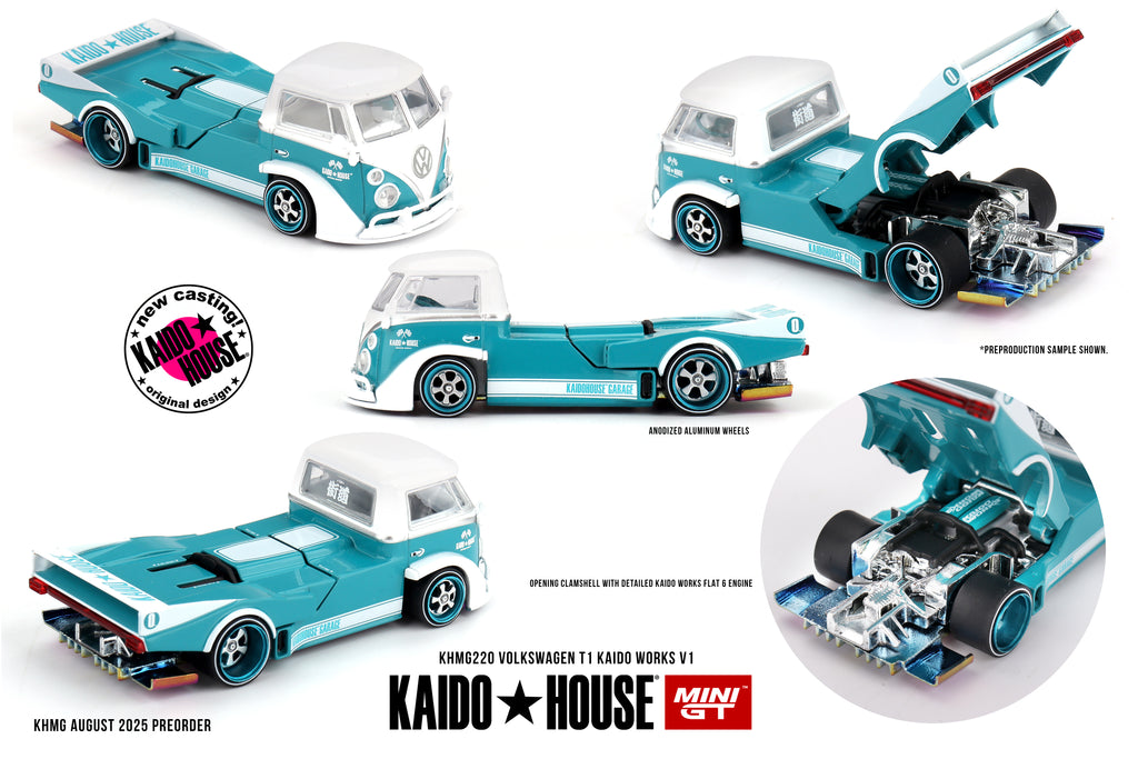 KAIDO HOUSE X MINI GT 0220 - Volkswagen T1 KAIDO WORKS V1